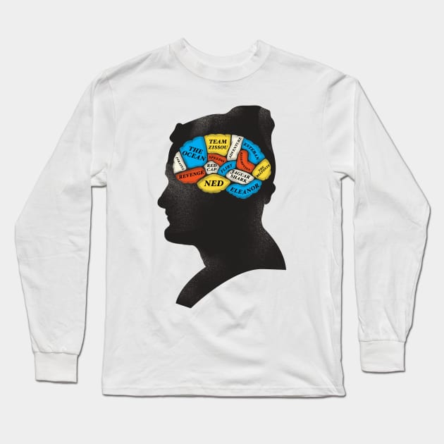 Zissou Phrenology Long Sleeve T-Shirt by wharton